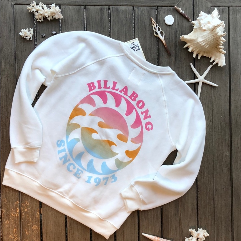 🌴🌼BILLABONG- IN THE SEA CREW SWEASHIRT🌼🌴 - Picture 10 of 11